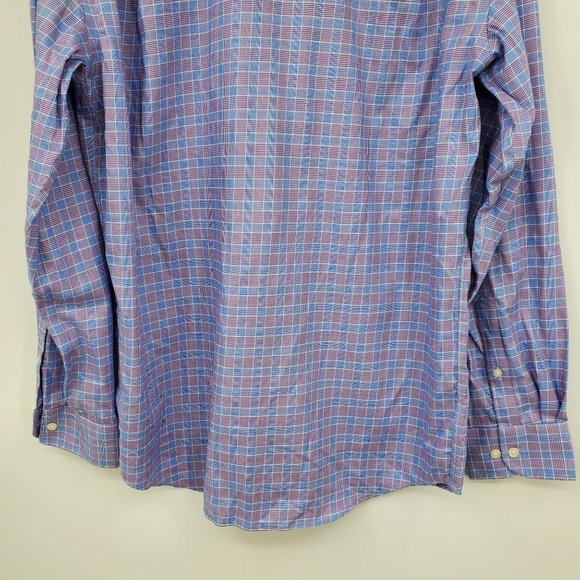 Pronto Uomo Non Iron Classic Fit Egyptian Cotton Button Dress Shirt 15.5 34/35 - Picture 11 of 11
